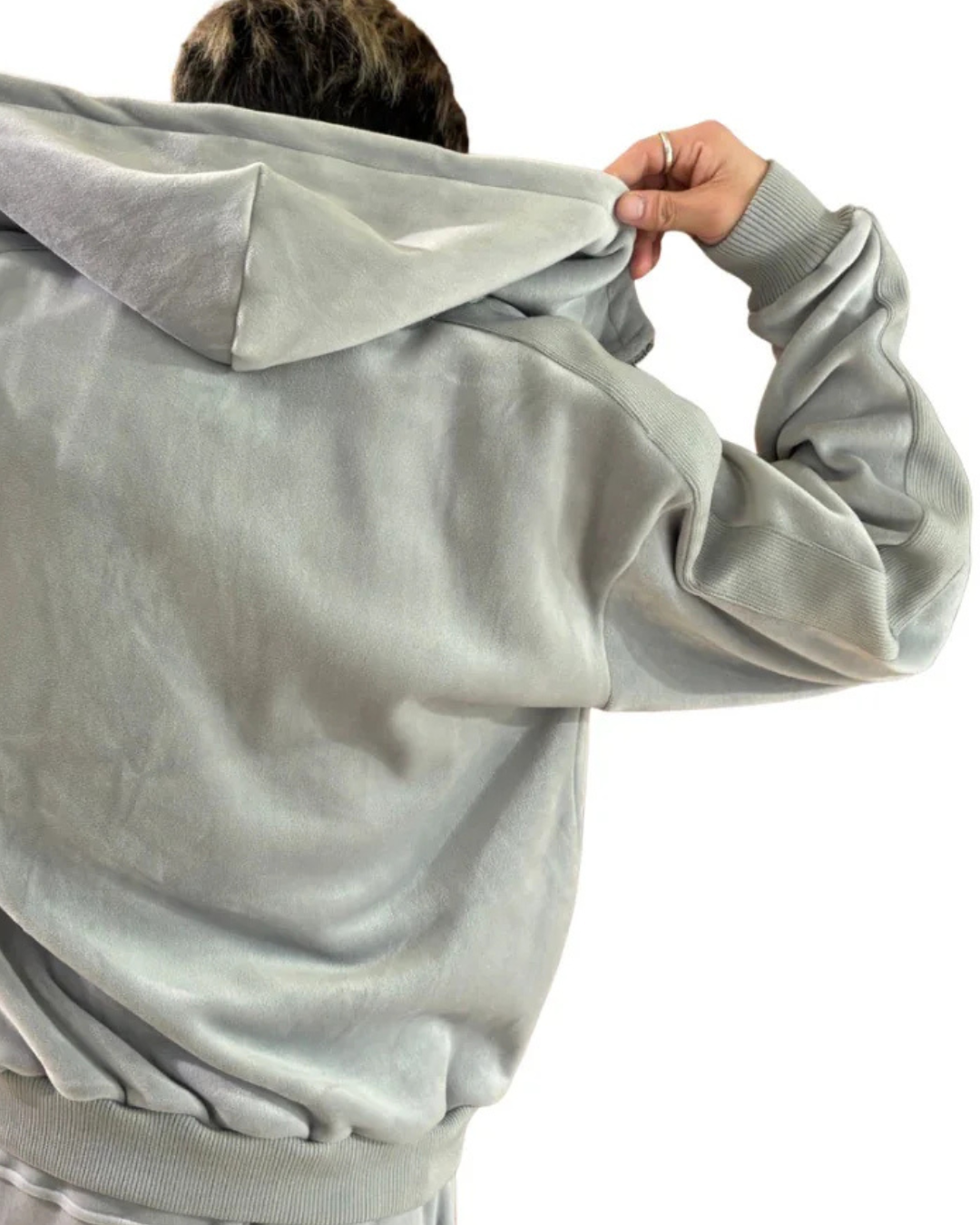 両面マイクロスウェードジップジャケット UNISEX