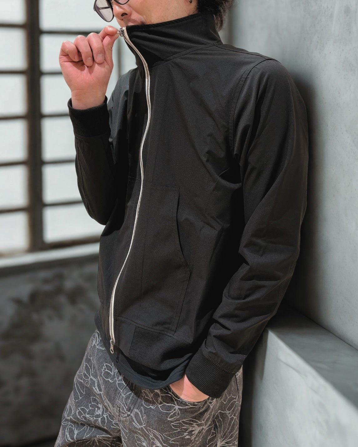 スタンドカラージップジャケット UNISEX