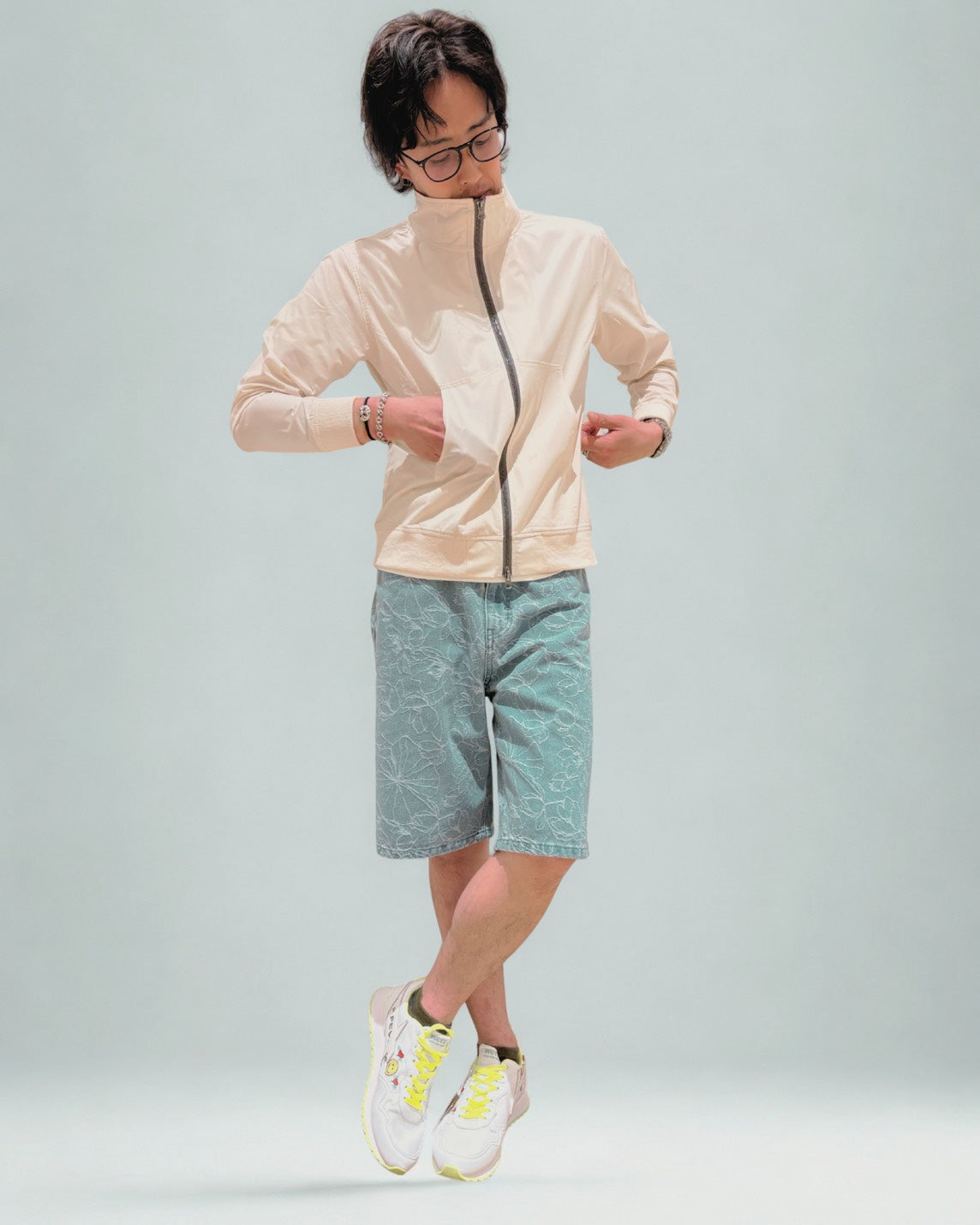 スタンドカラージップジャケット UNISEX