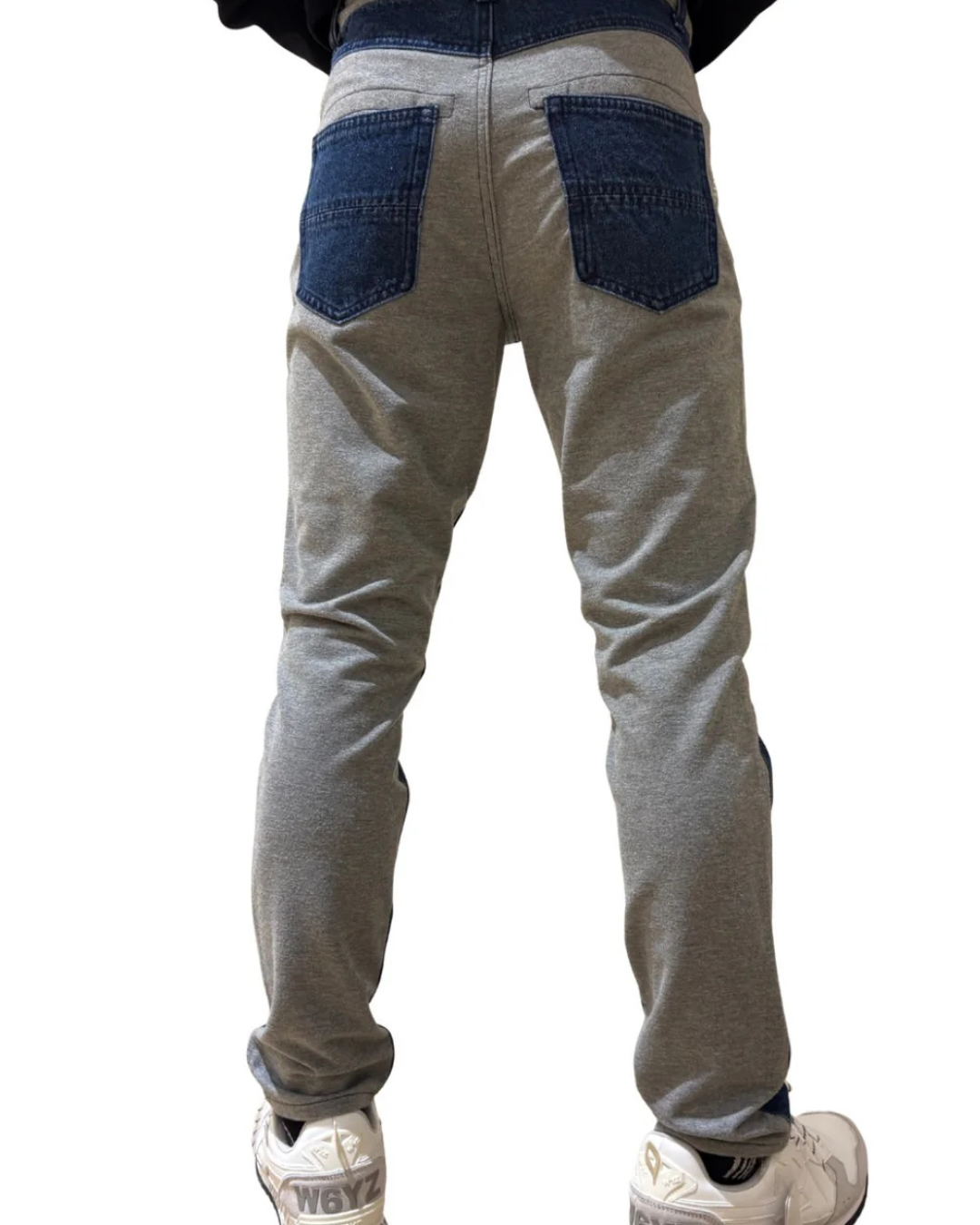 SUNデニムスウェット切替パンツ UNISEX