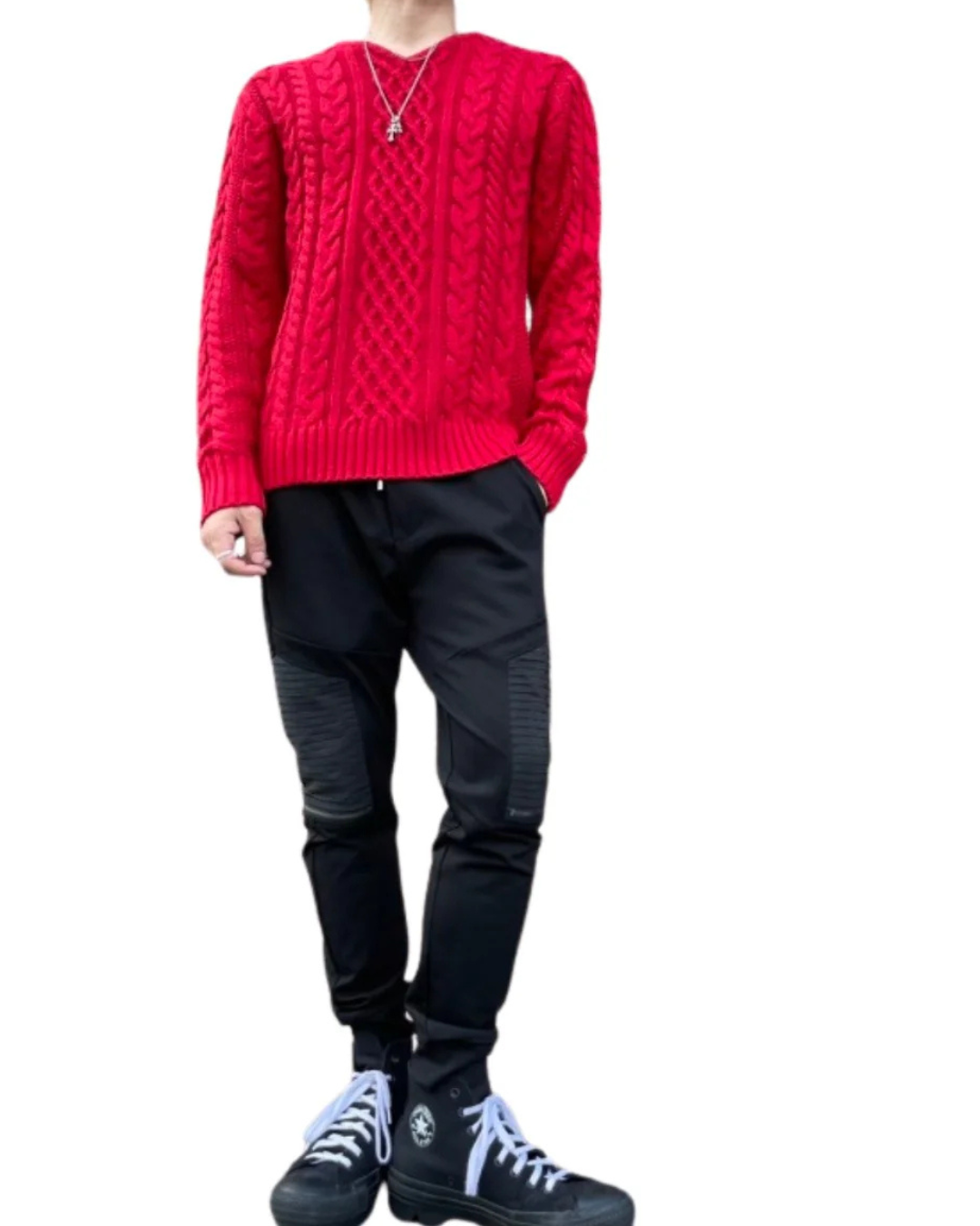 アクリルケーブルVニット UNISEX