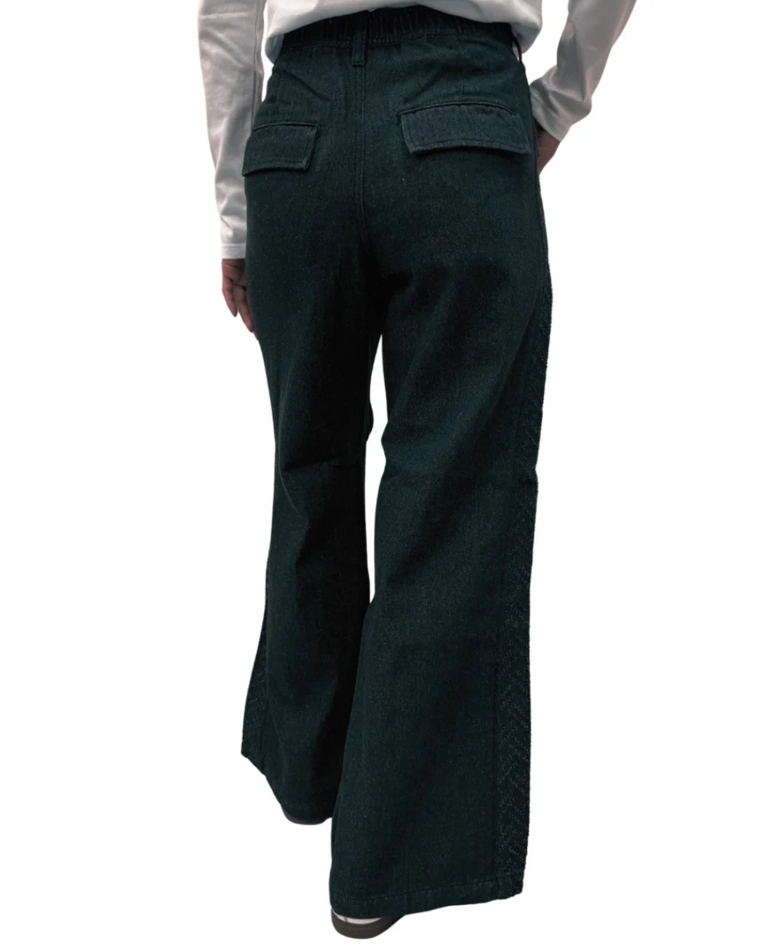 NACHIサイド切替膝タックパンツ WOMEN