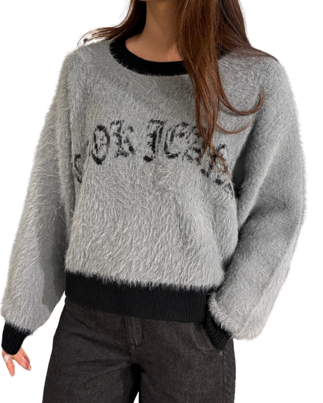 シャギーCJロゴニット WOMEN