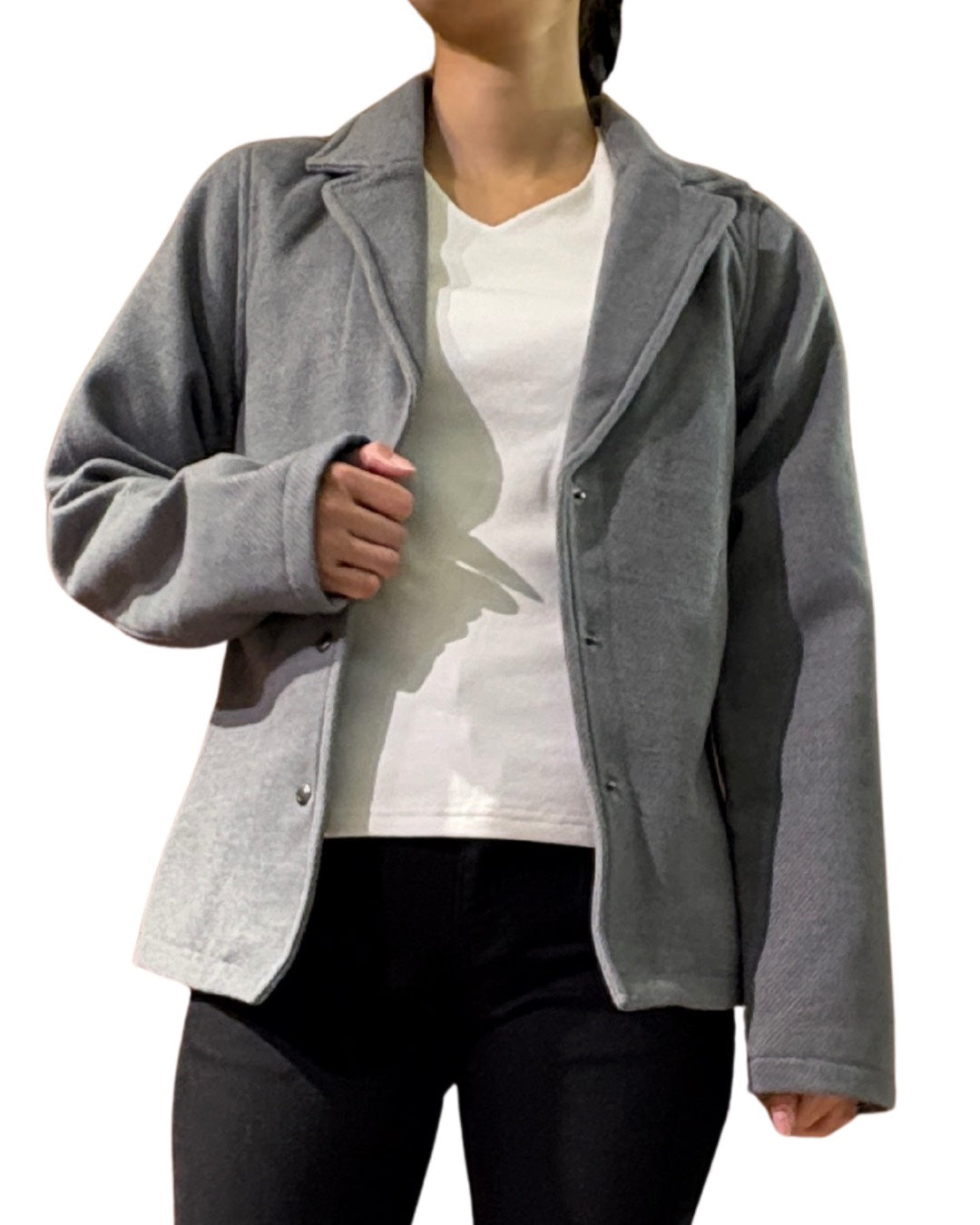 WOMEN 165cm グレー サイズF着用