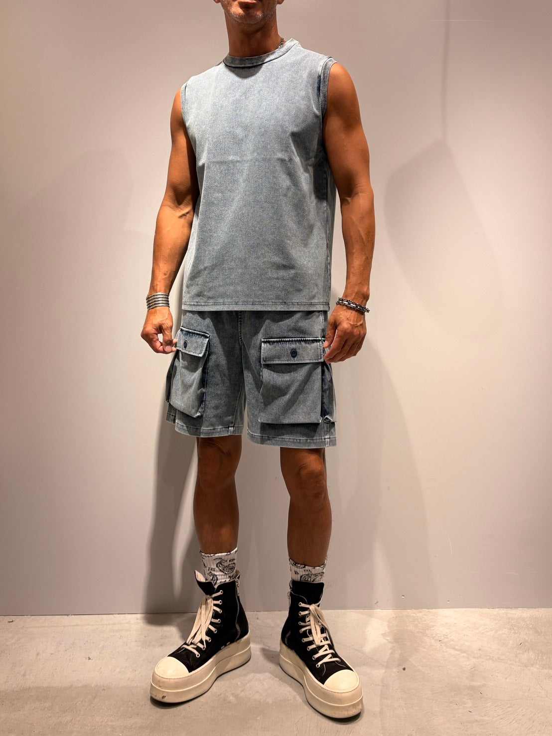 デニムノースリーブ MEN