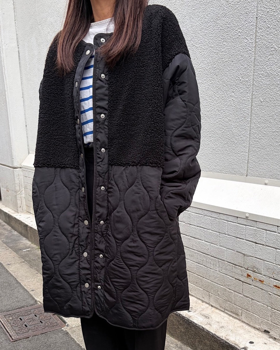 WOMEN 160cm ブラック/サイズF着用