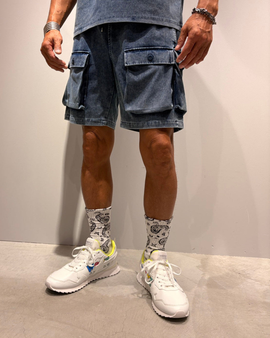 MEN 178cm ブルー/サイズM着用