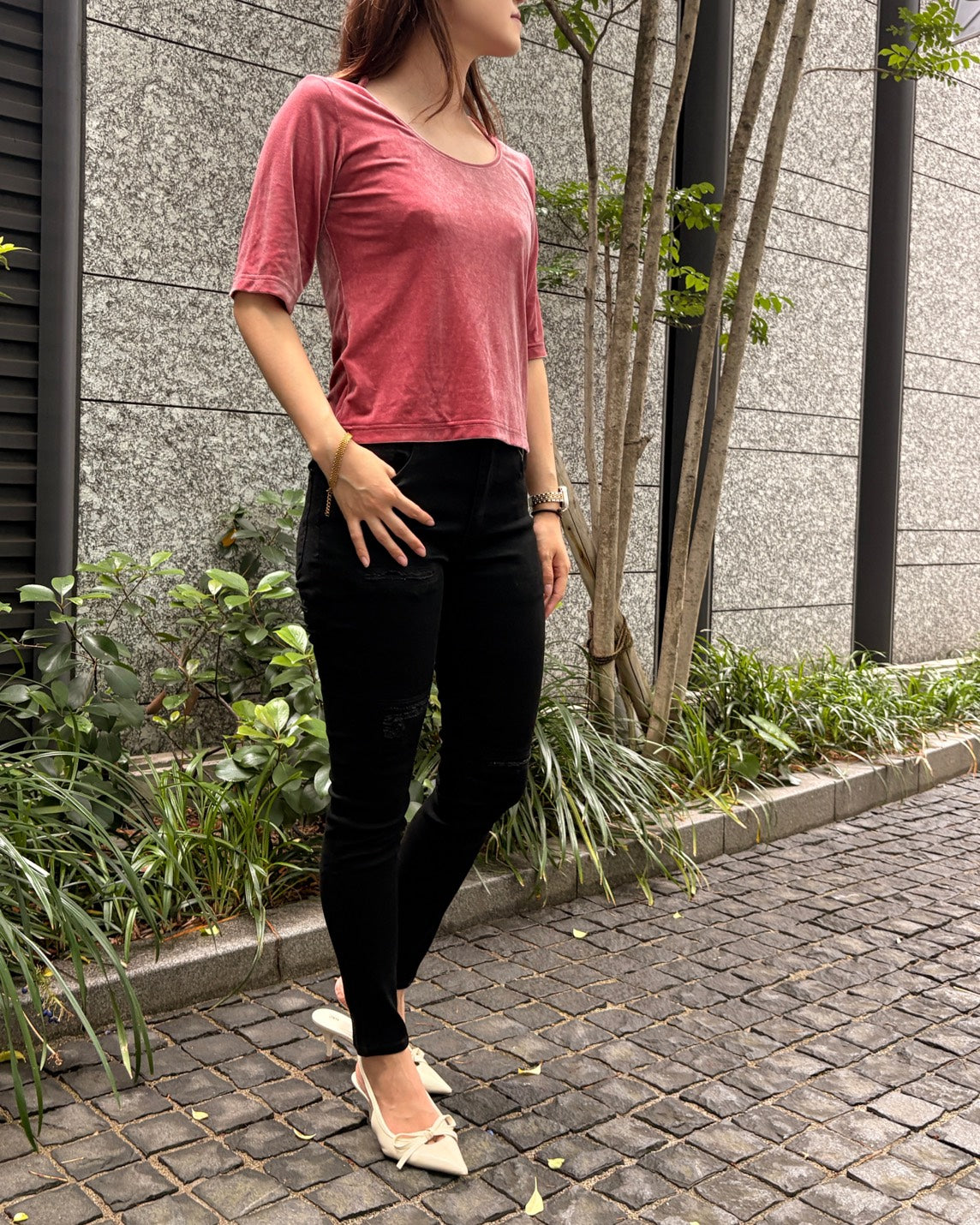 ベロア2WAYトップス WOMEN
