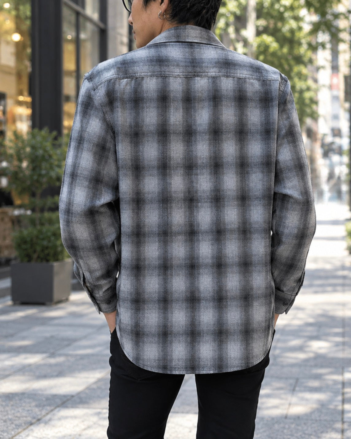 CJワッペンチェックシャツ MEN