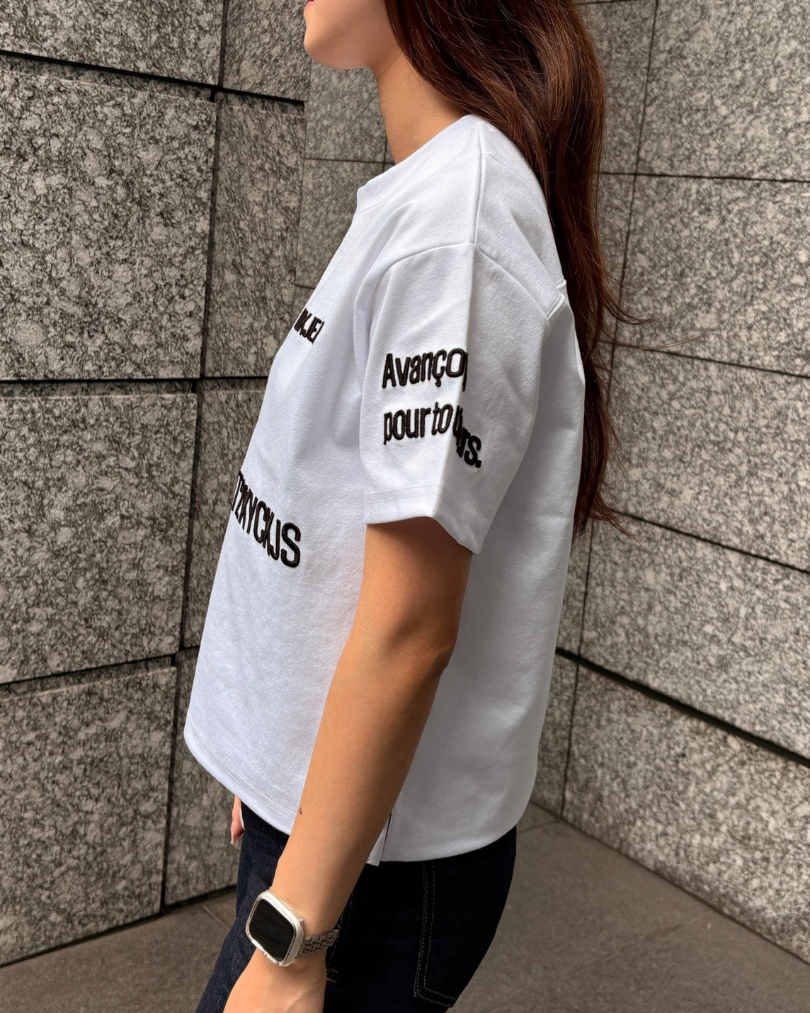 【再入荷】3Dランダム刺繡T WOMEN