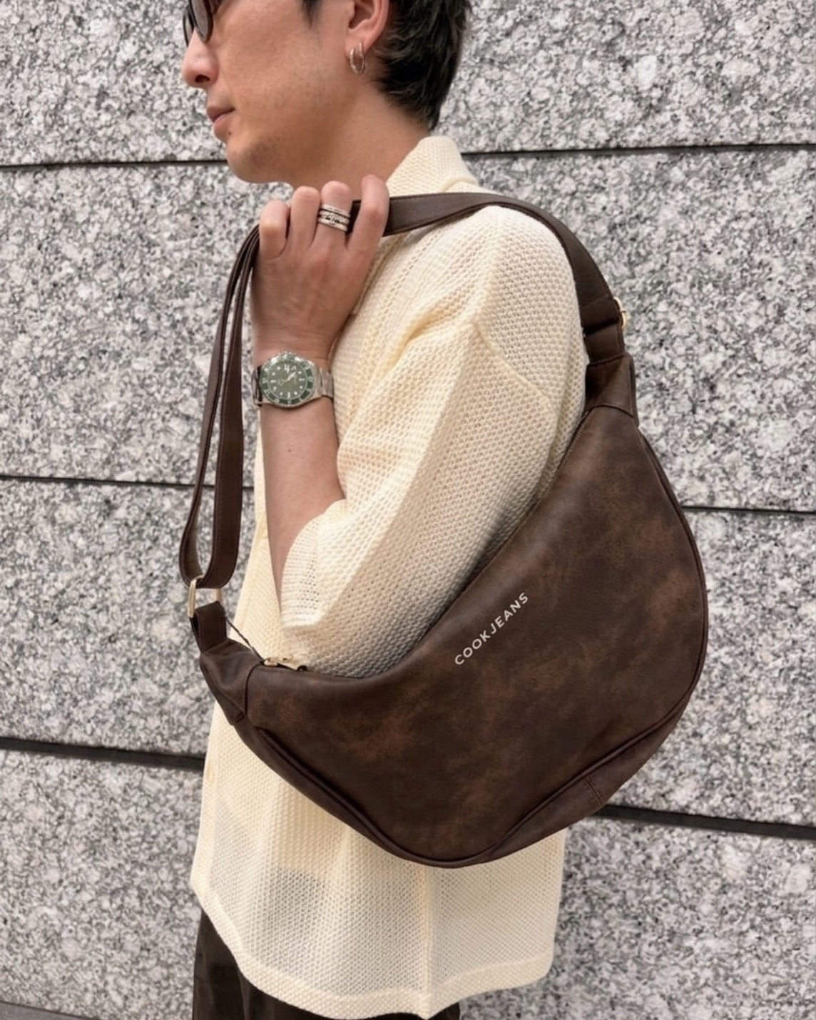 【先行予約販売】ストライプメッシュシャツ UNISEX