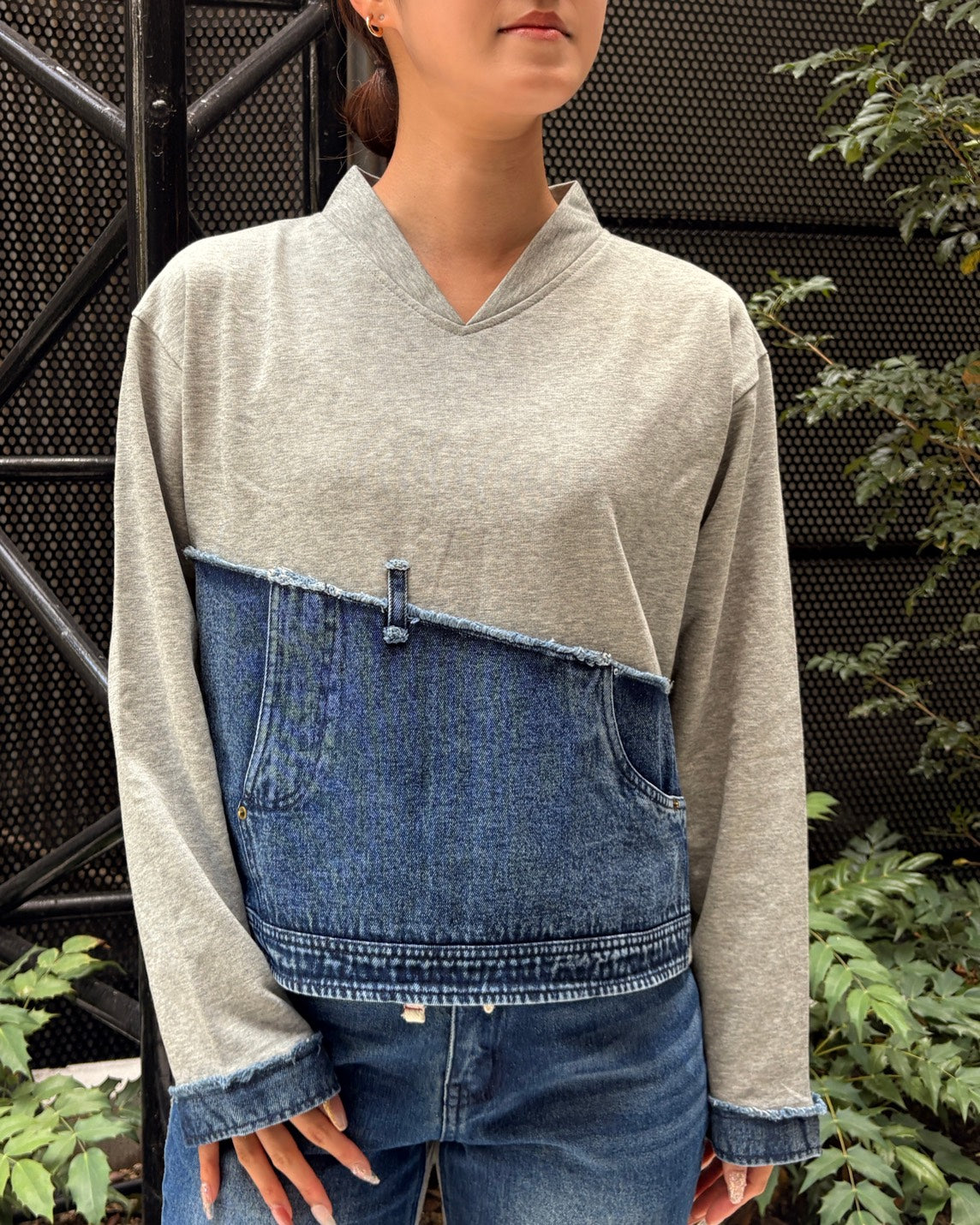 WOMEN 165cm モクグレー/サイズF着用