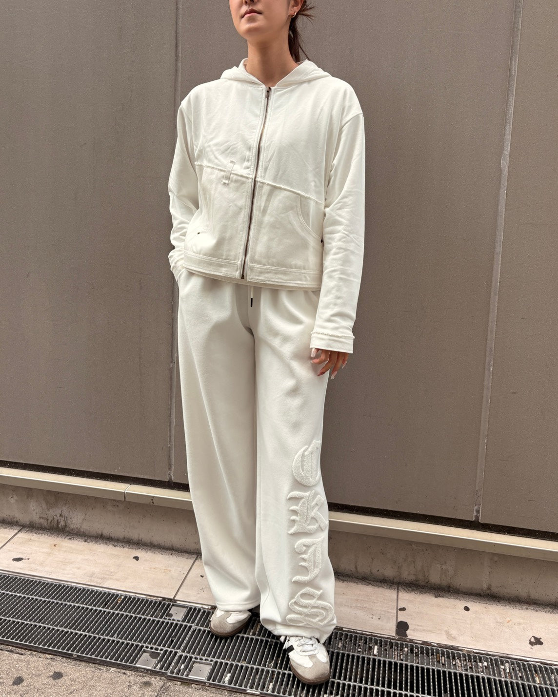 デニムドッキングZIPパーカー WOMEN