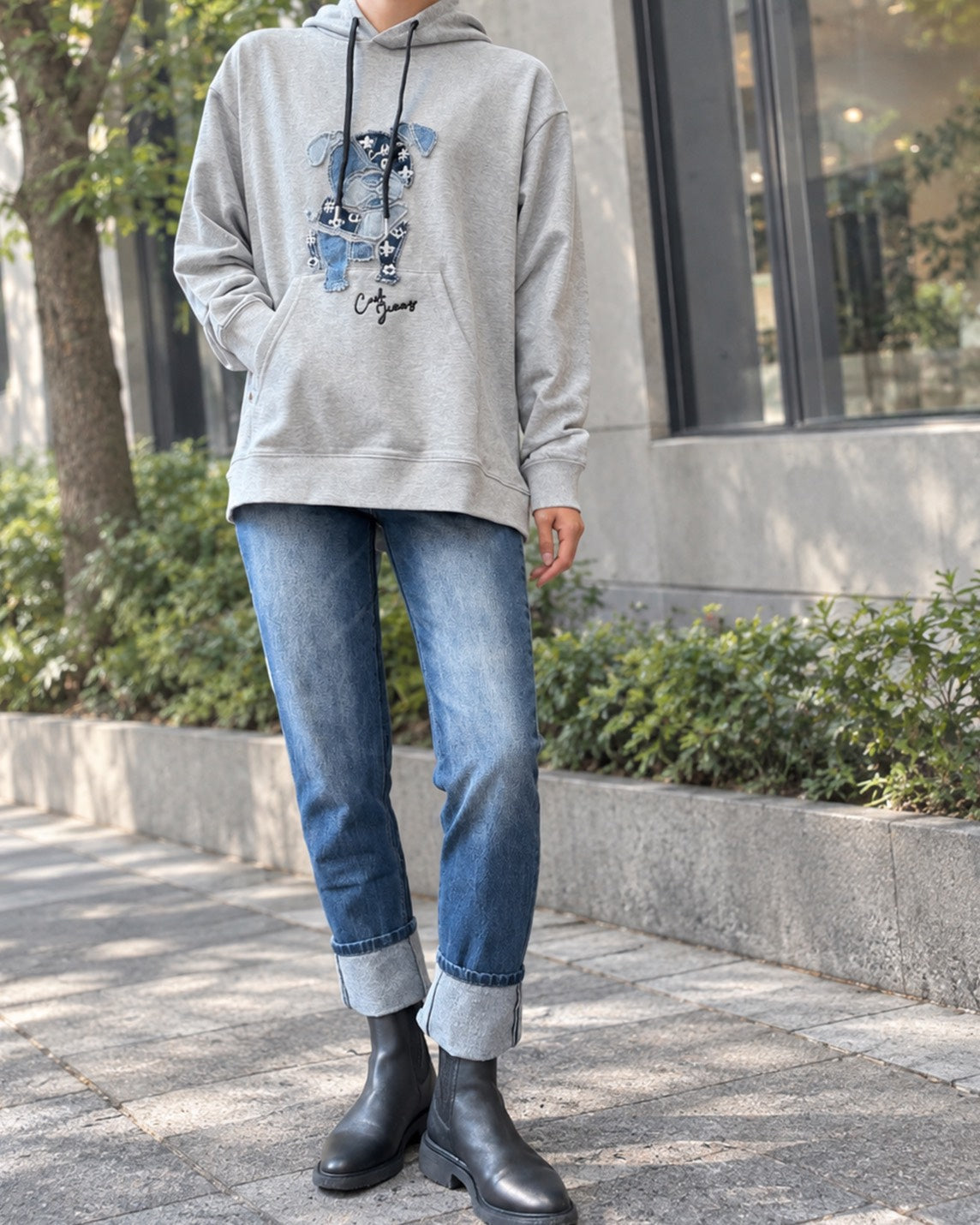 DENIM-DOGパーカー UNISEX