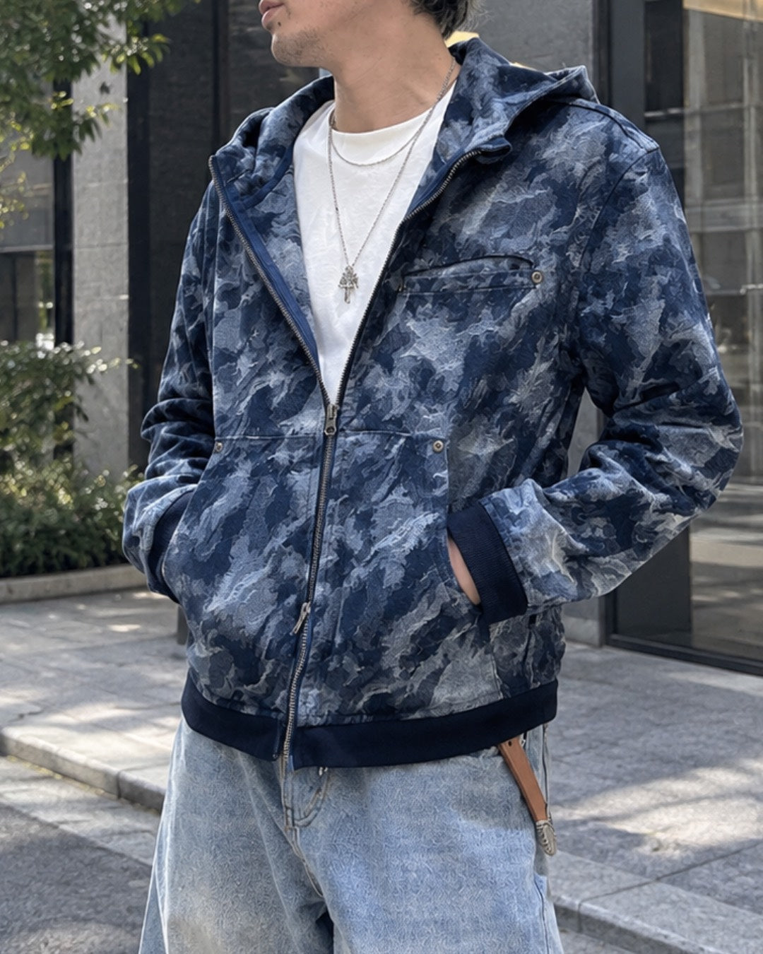 MEN 171cm ブルー/サイズ1着用