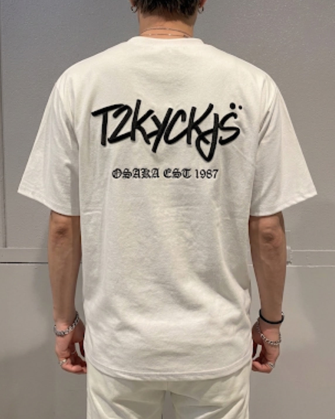 T2KYCKJS3D刺繍T UNISEX