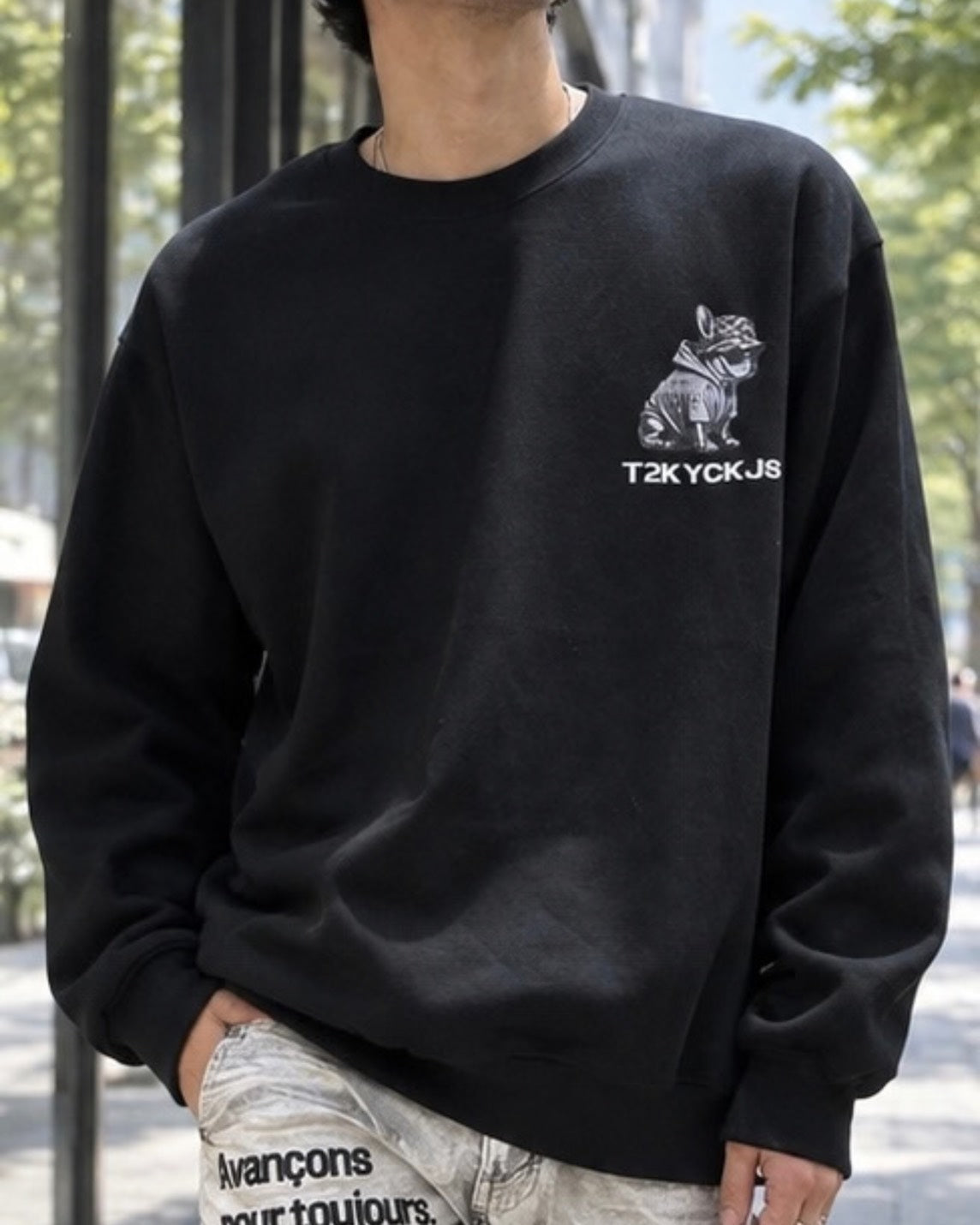CJDOGプリントスウェット UNISEX