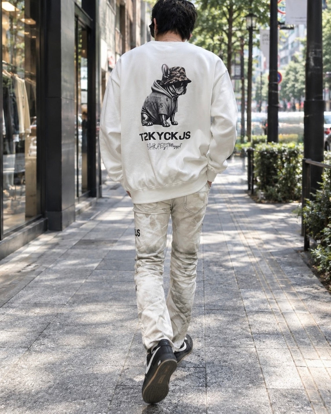 CJDOGプリントスウェット UNISEX