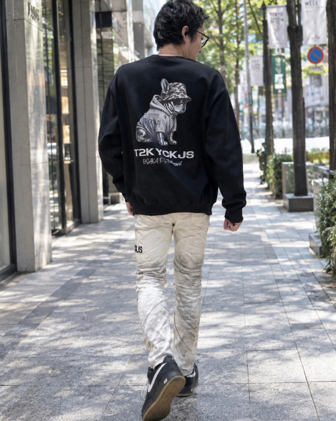 CJDOGプリントスウェット UNISEX