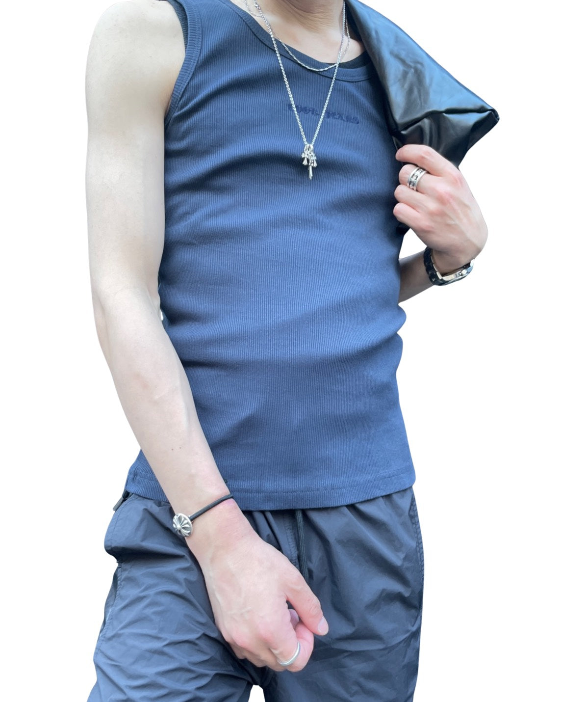 MEN 170cm ネイビー/サイズ1着用