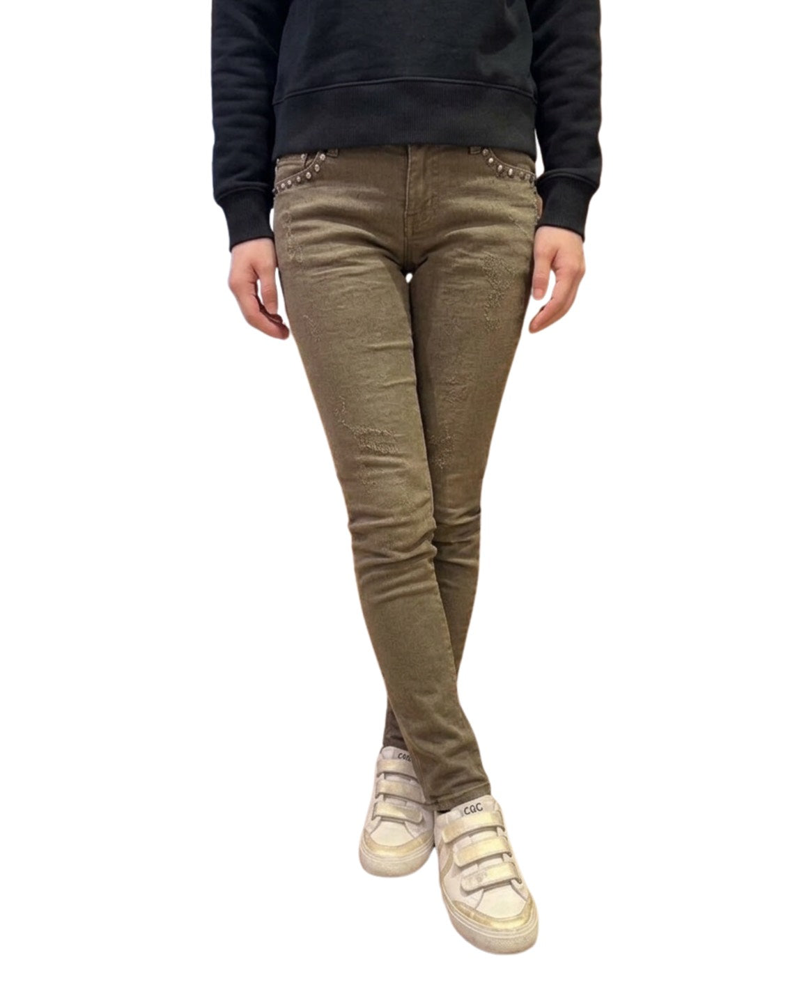 WOMEN 163cm カーキ/サイズ0着用