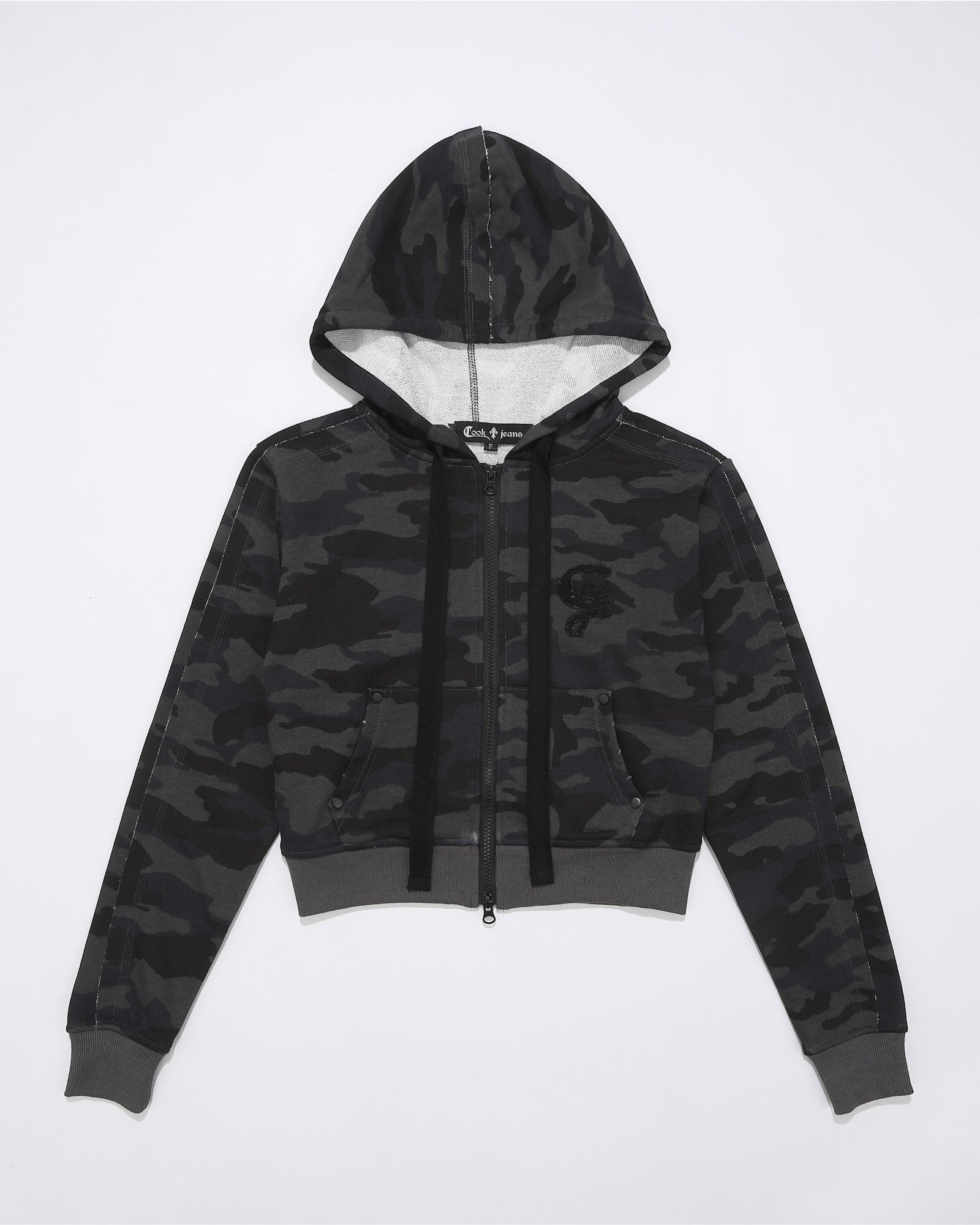 カットオフスウェットジップパーカー WOMEN