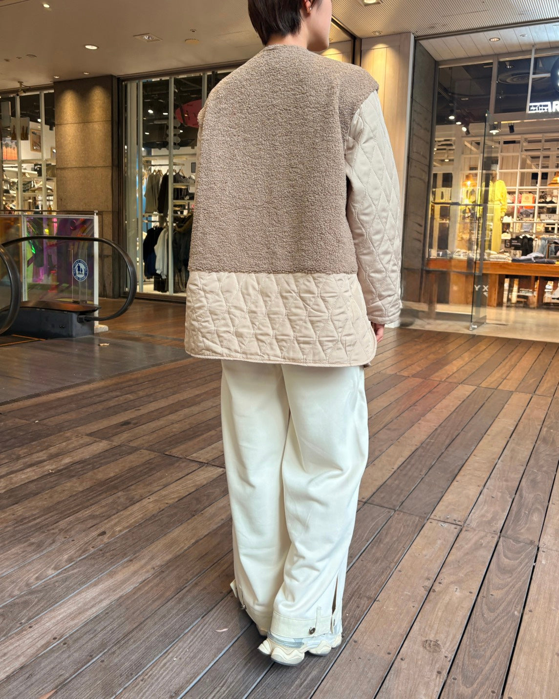 ボアキルトジャケット WOMEN