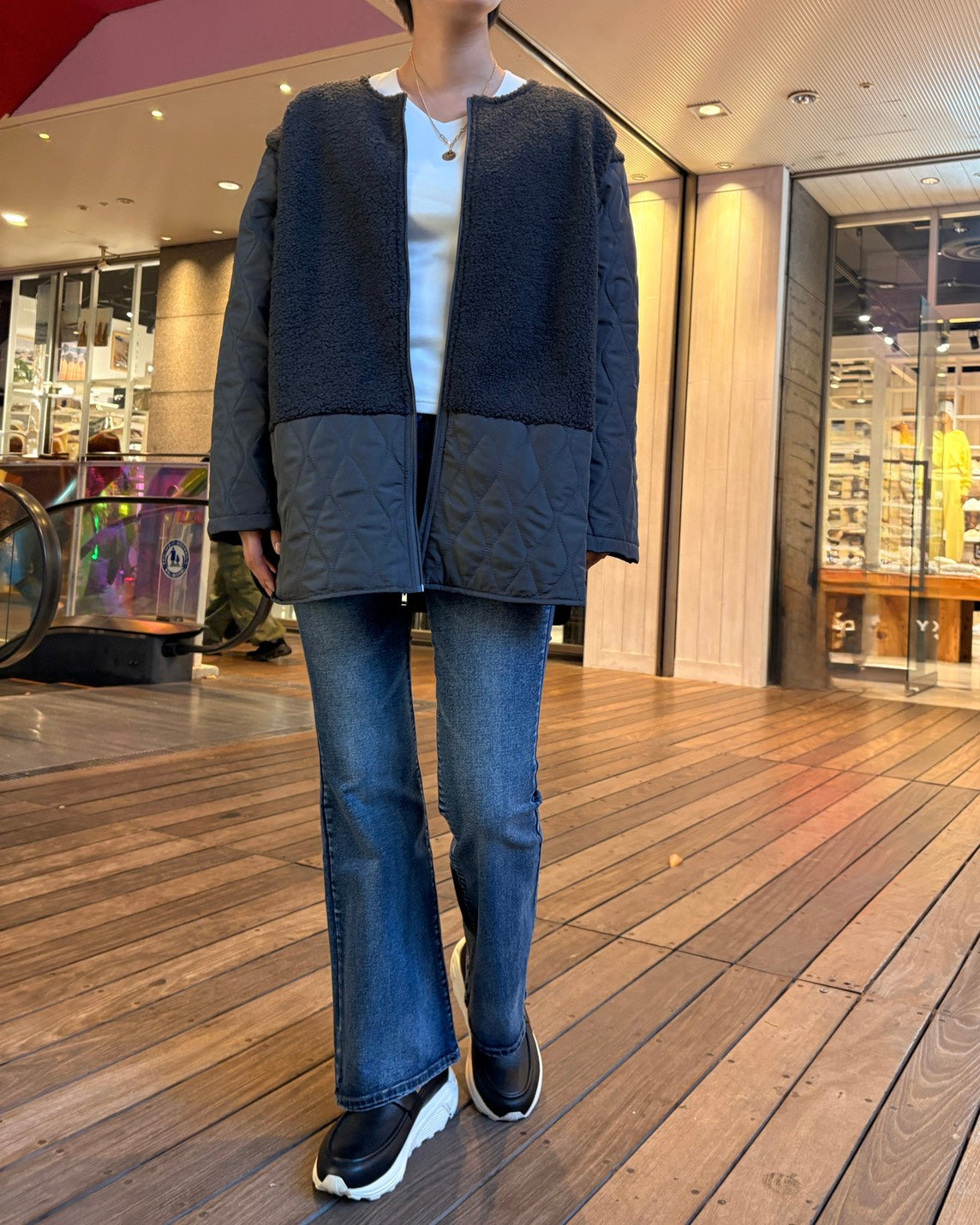 ボアキルトジャケット WOMEN