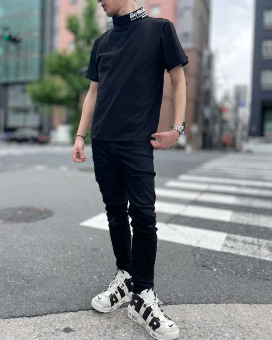 ボトルネックショートT UNISEX