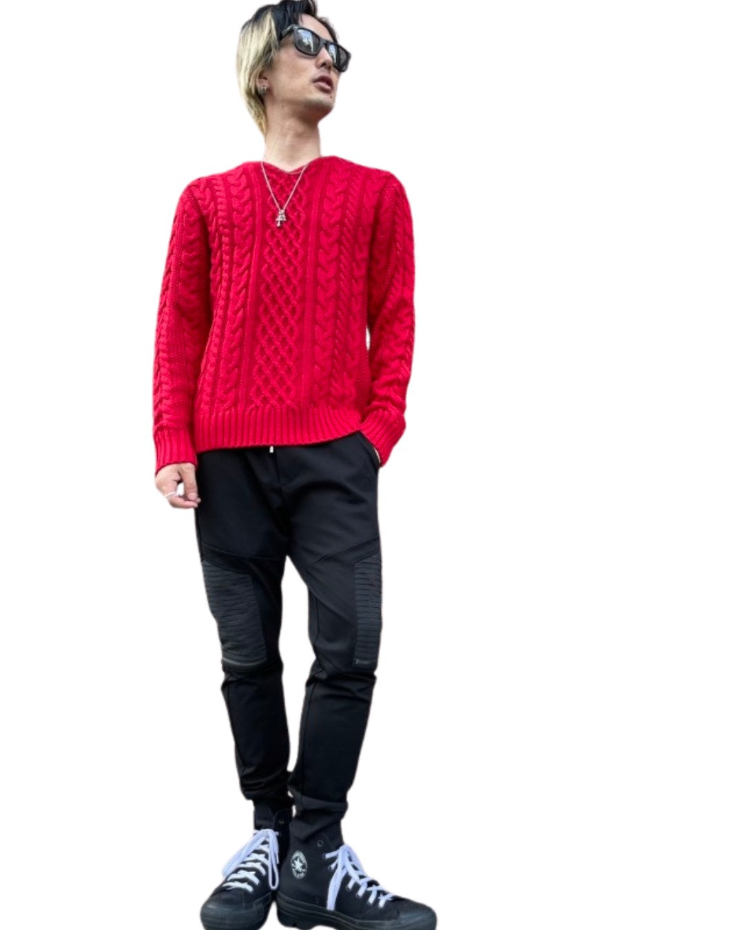 アクリルケーブルVニット UNISEX