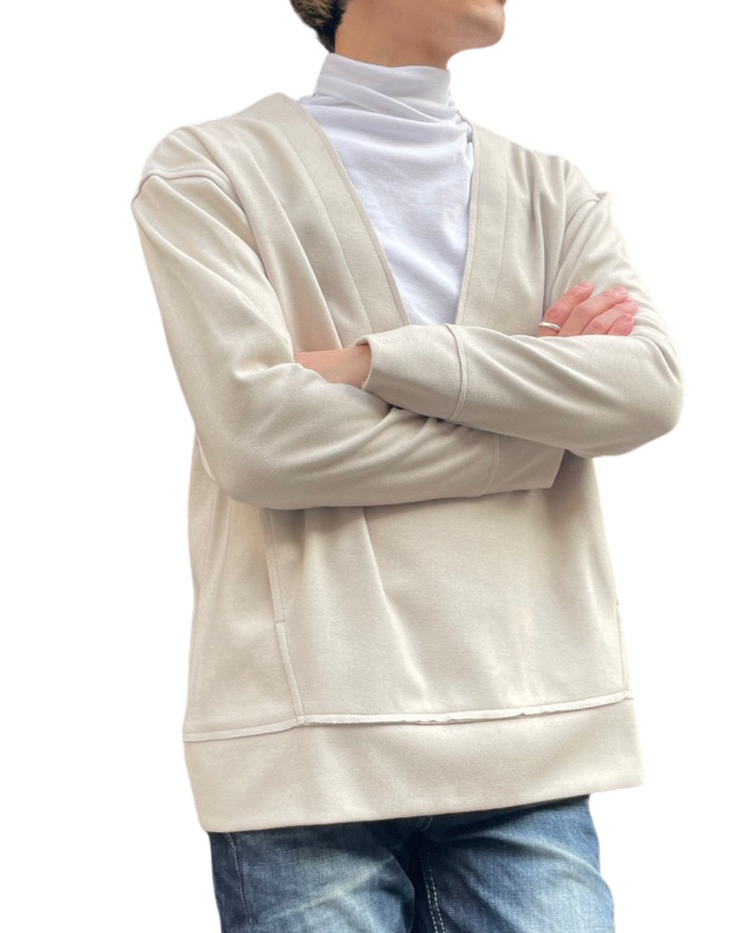 MEN 170cm グレージュ/サイズ1着用