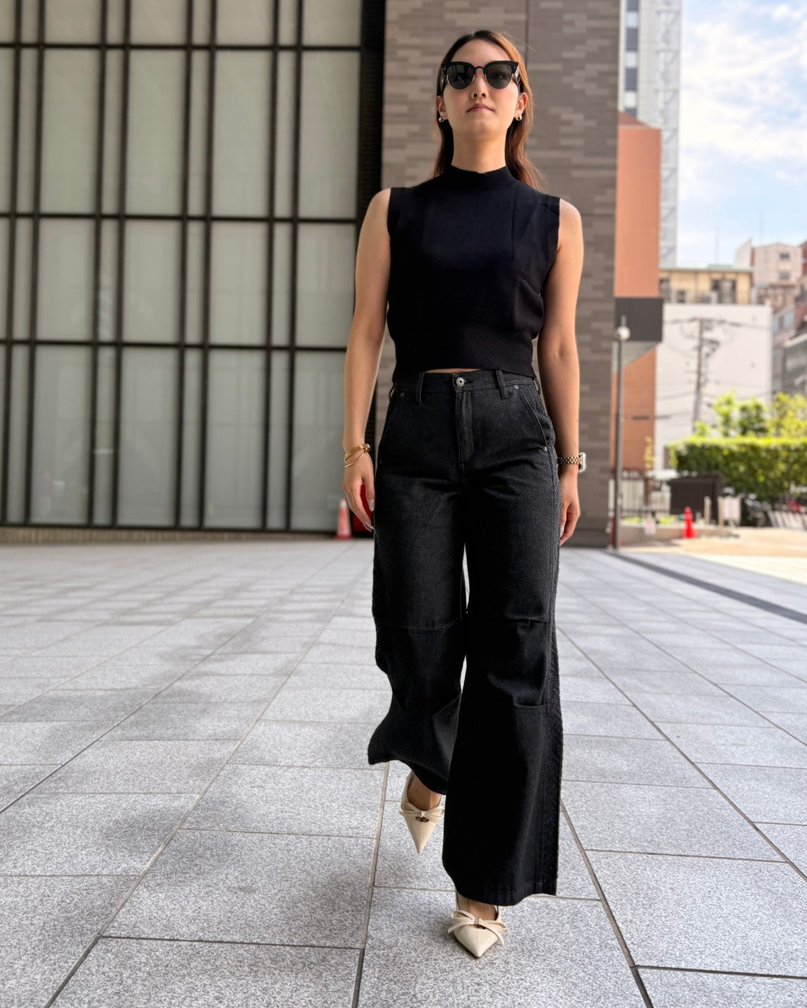 ハイネックノースリ WOMEN