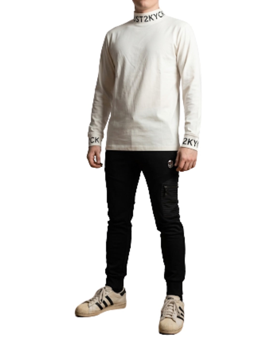 モックネックロンT UNISEX