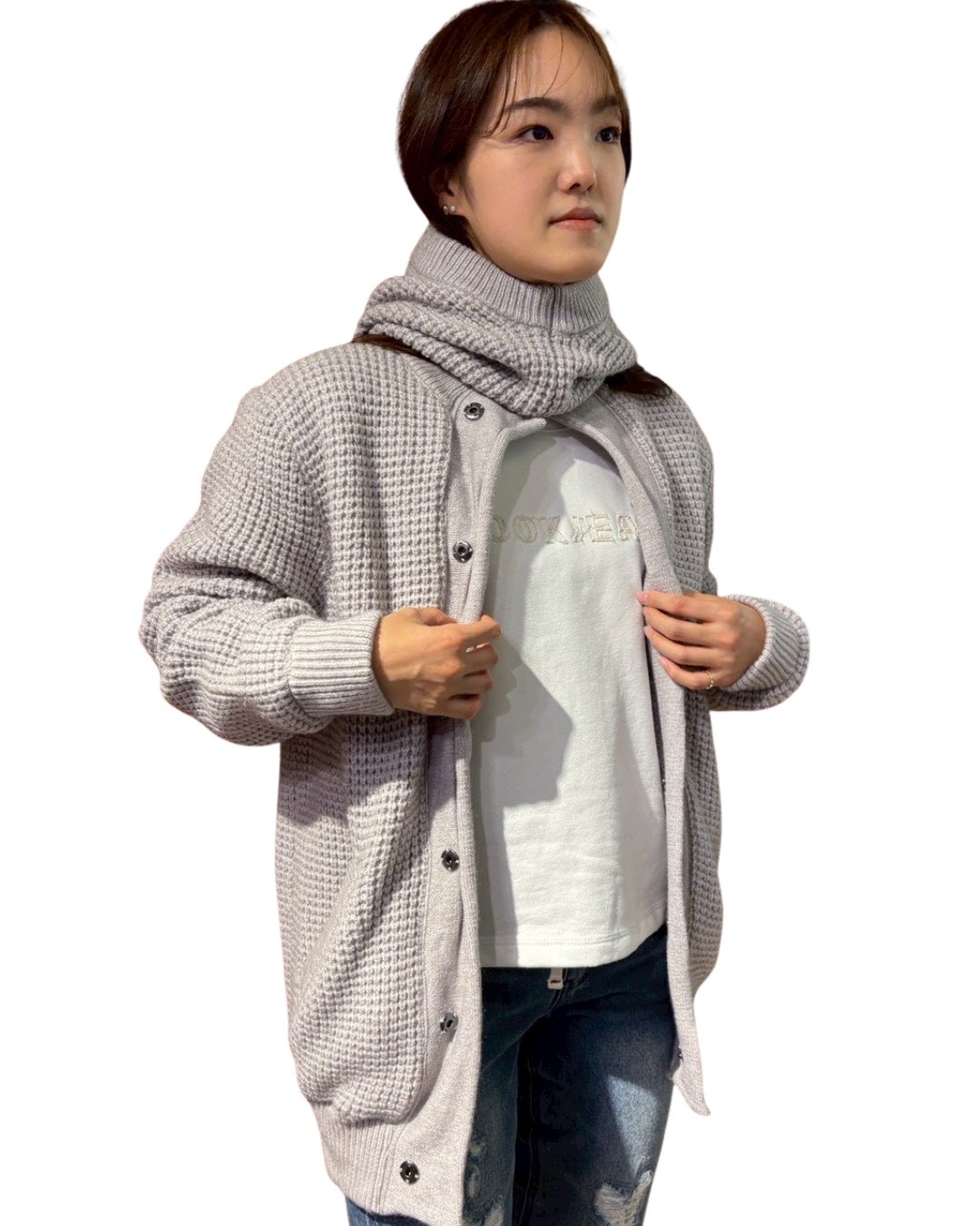 ワッフルニットジャケット UNISEX