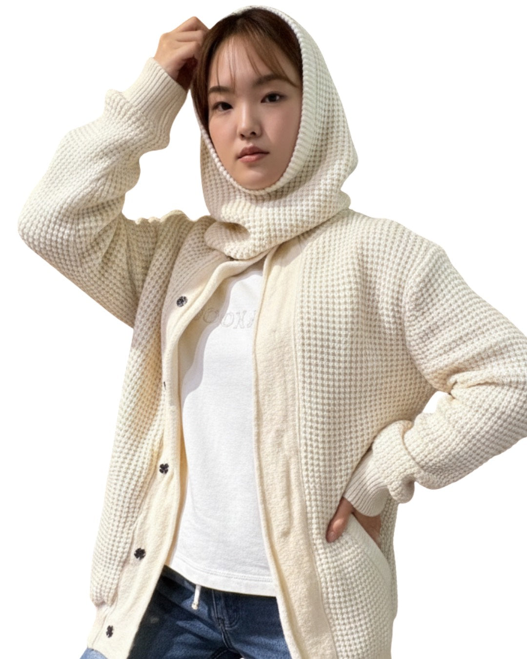 ワッフルニットジャケット UNISEX