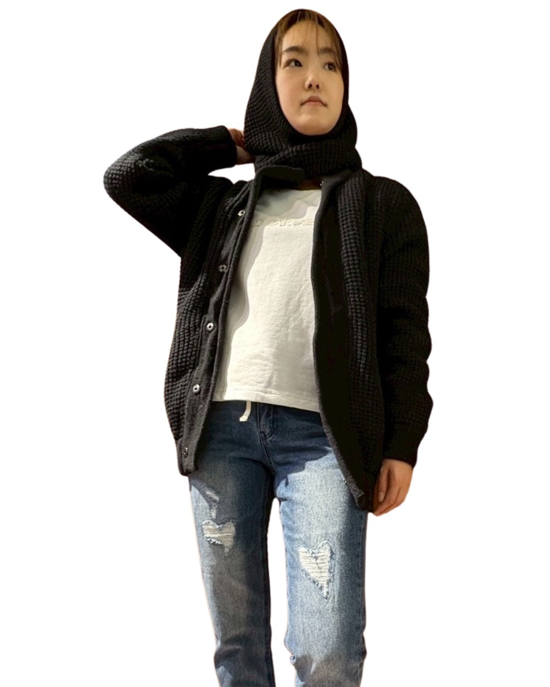 ワッフルニットジャケット UNISEX