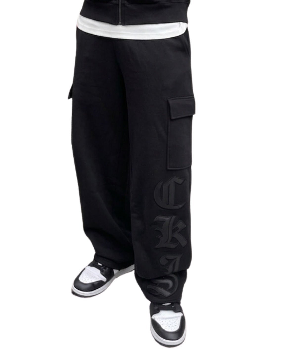 PUワッペンカーゴパンツ UNISEX