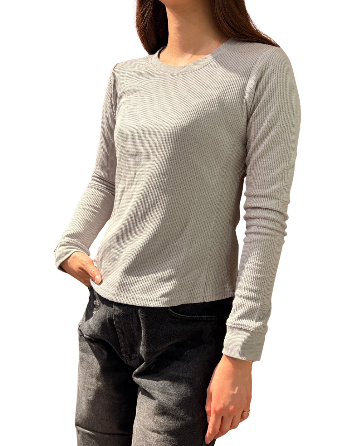 ワッフルクルーロンT WOMEN