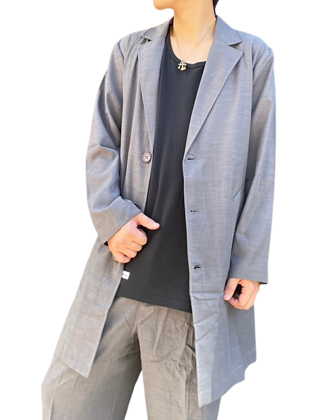 MEN 178cm グレー サイズ2着用