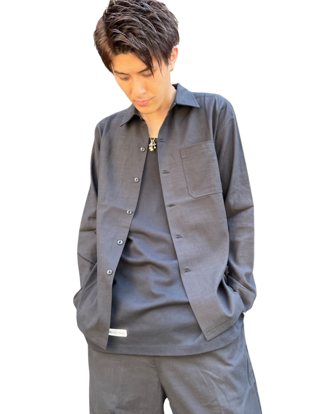 MEN 178cm ブラック サイズ2着用