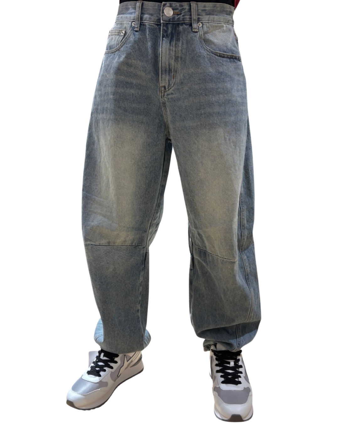 MEN 170cm ブルー/サイズ28着用