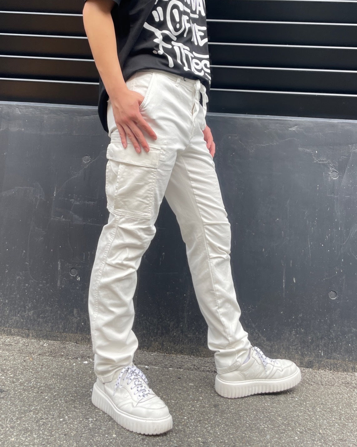 STONE ストレートカーゴパンツ UNISEX