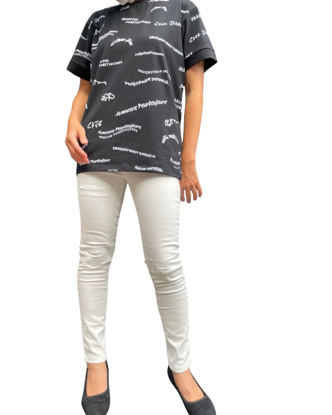 CJロゴPTロゴクルー UNISEX