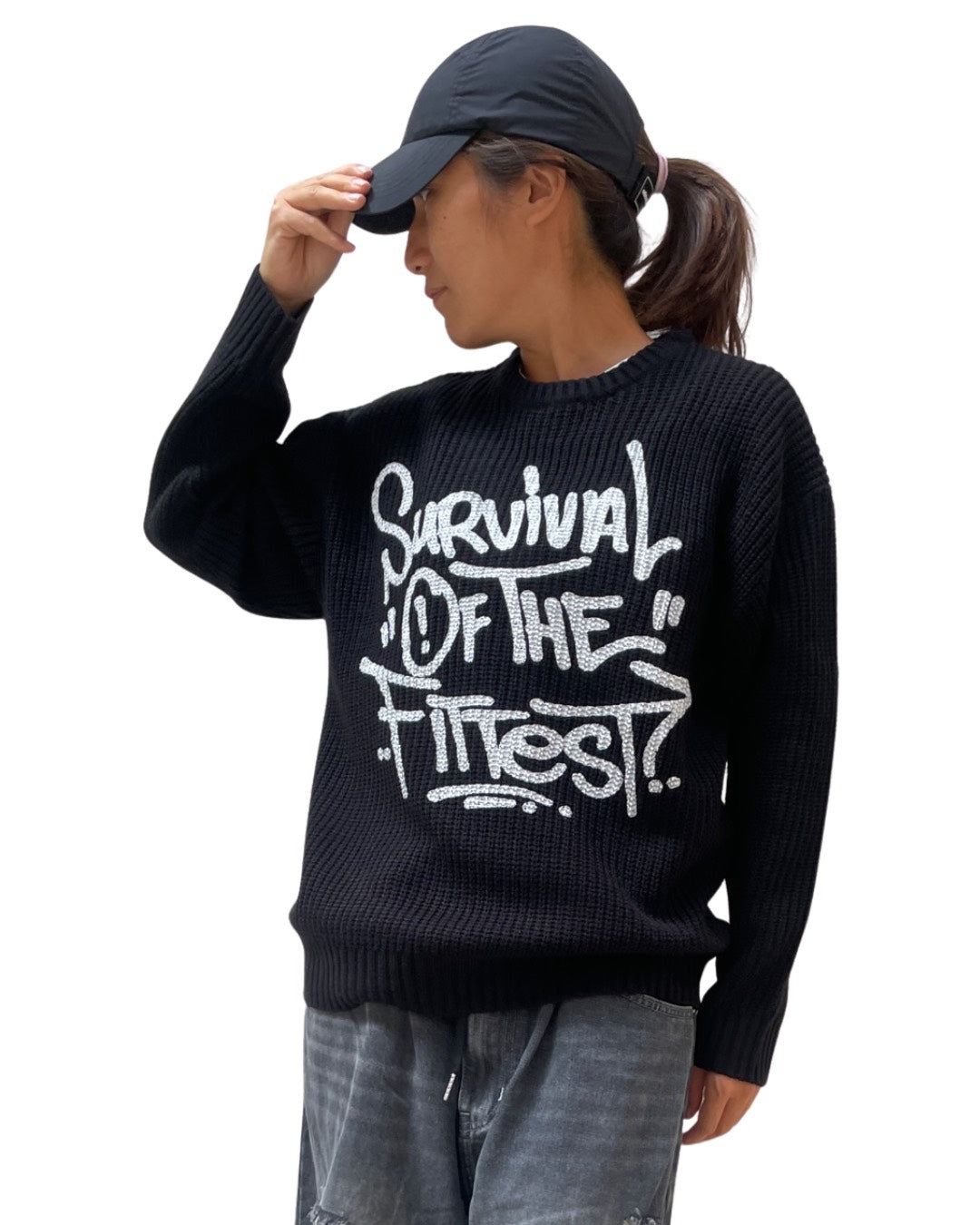 FITTESTプリントニット UNISEX