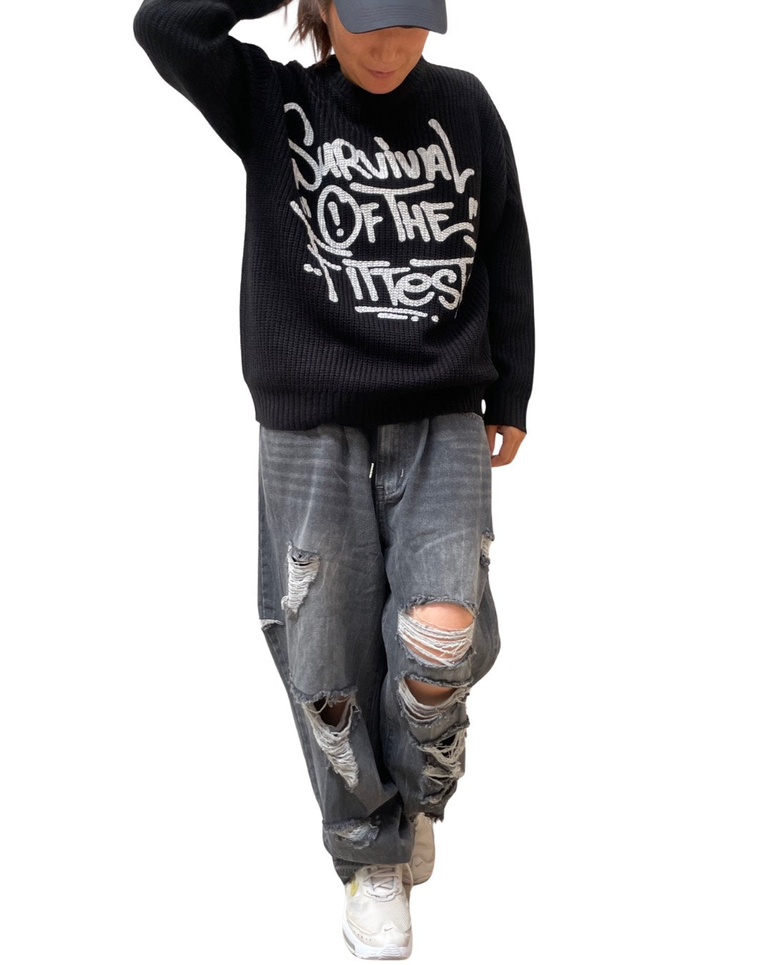 FITTESTプリントニット UNISEX