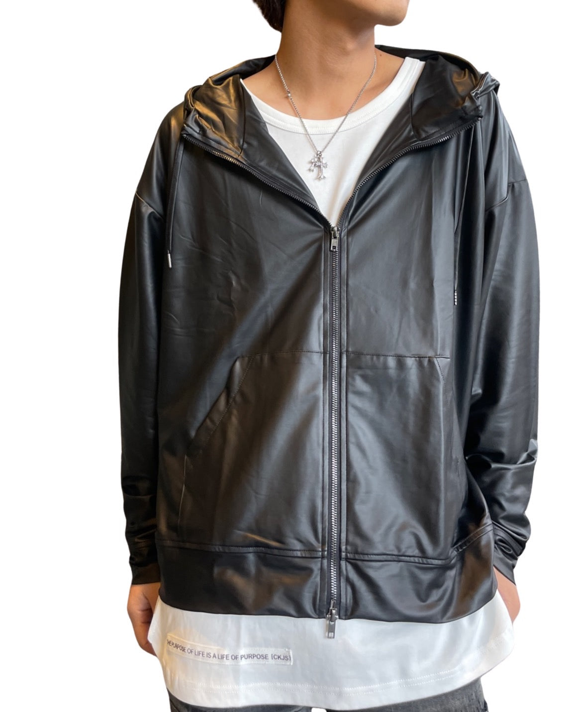 コーティングZIPパーカー UNISEX