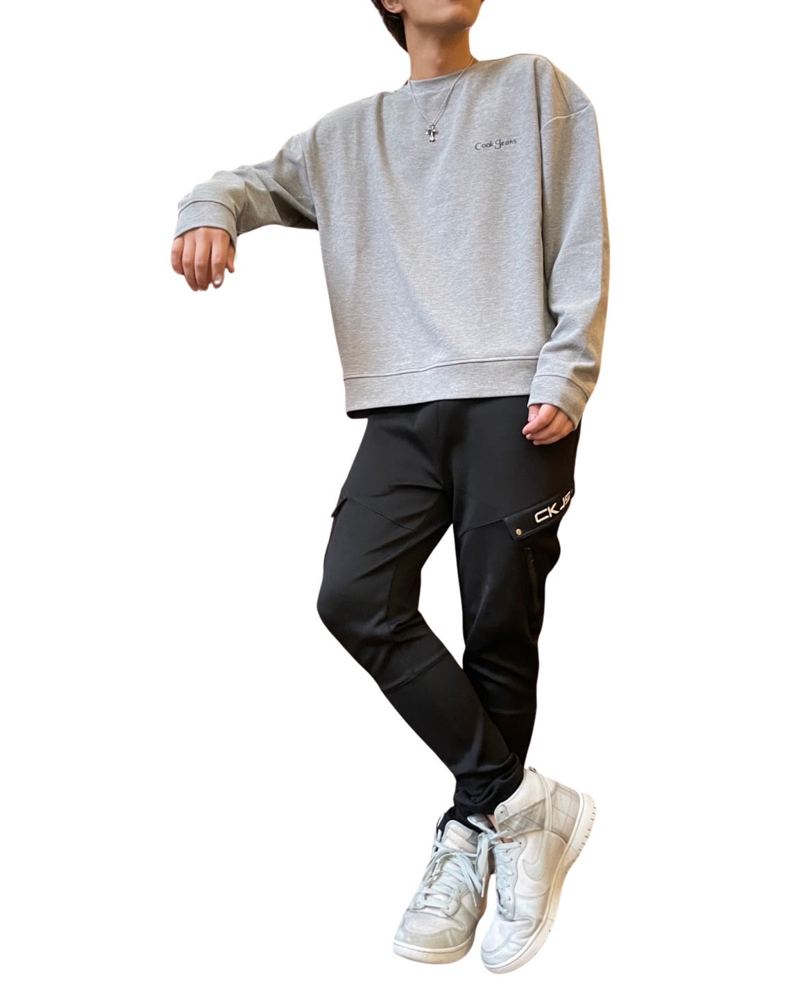COOKJEANS刺繍クルー UNISEX