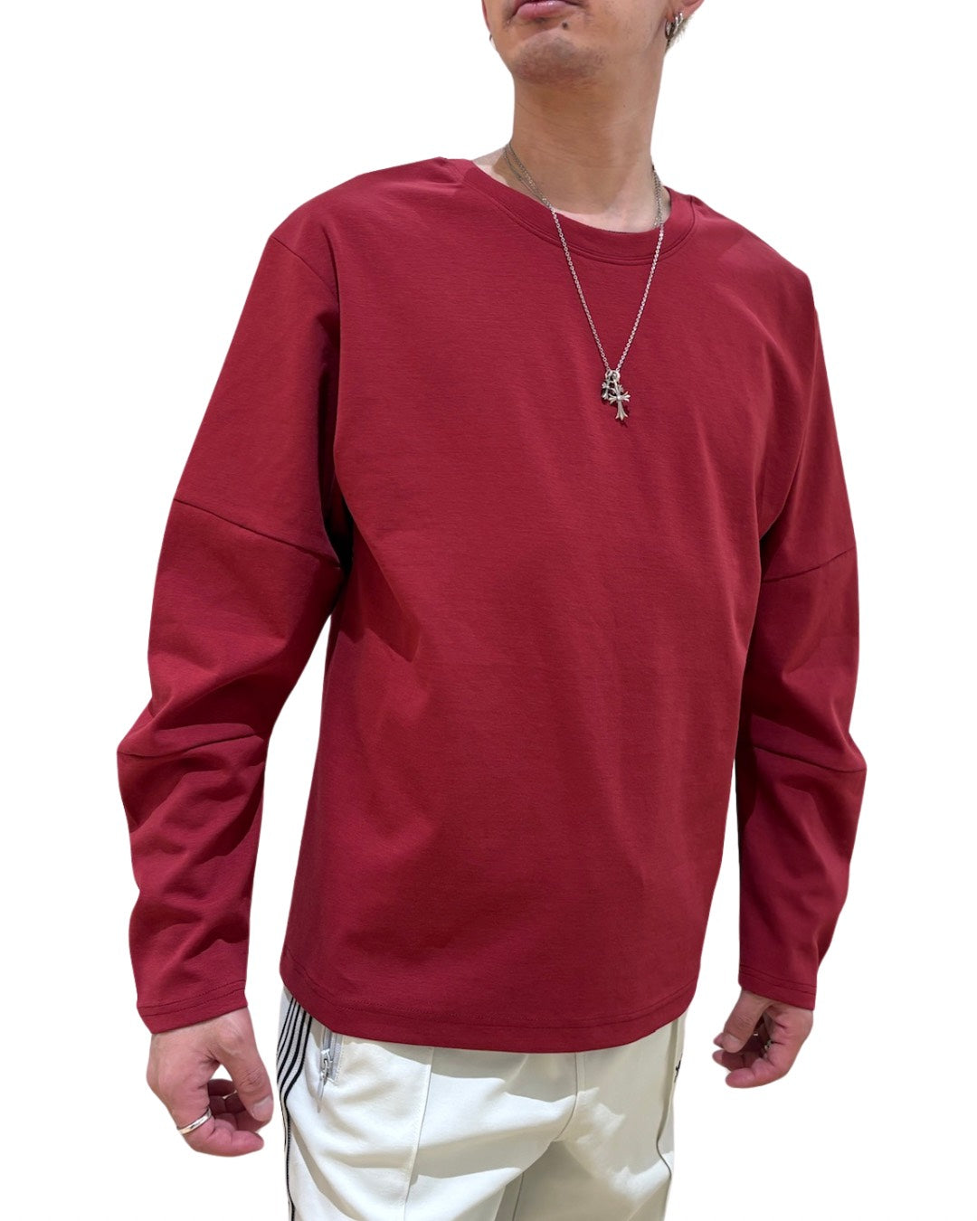 MEN 170cm レッド サイズ1着用