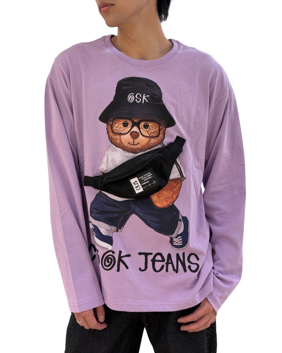 MEN 175cm パープル XLサイズ着用