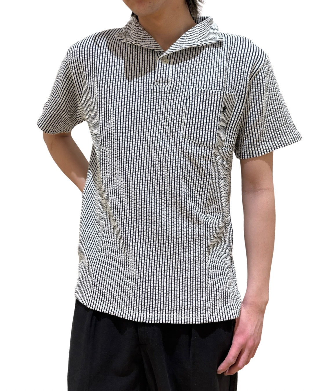 MEN 170cm オフネイビー/サイズ2着用